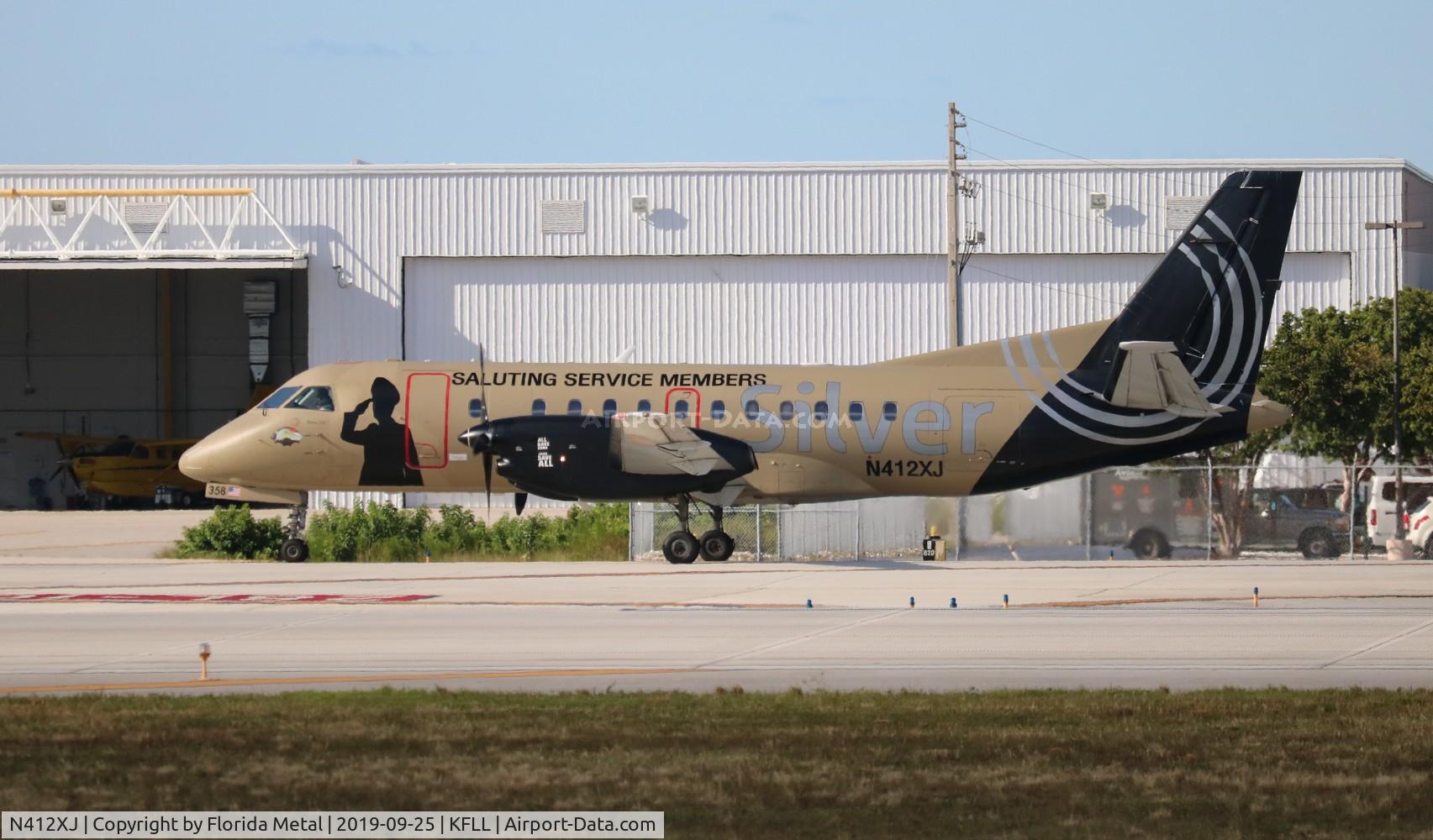N412XJ, Saab 340B C/N 340B-412, FLL 2019