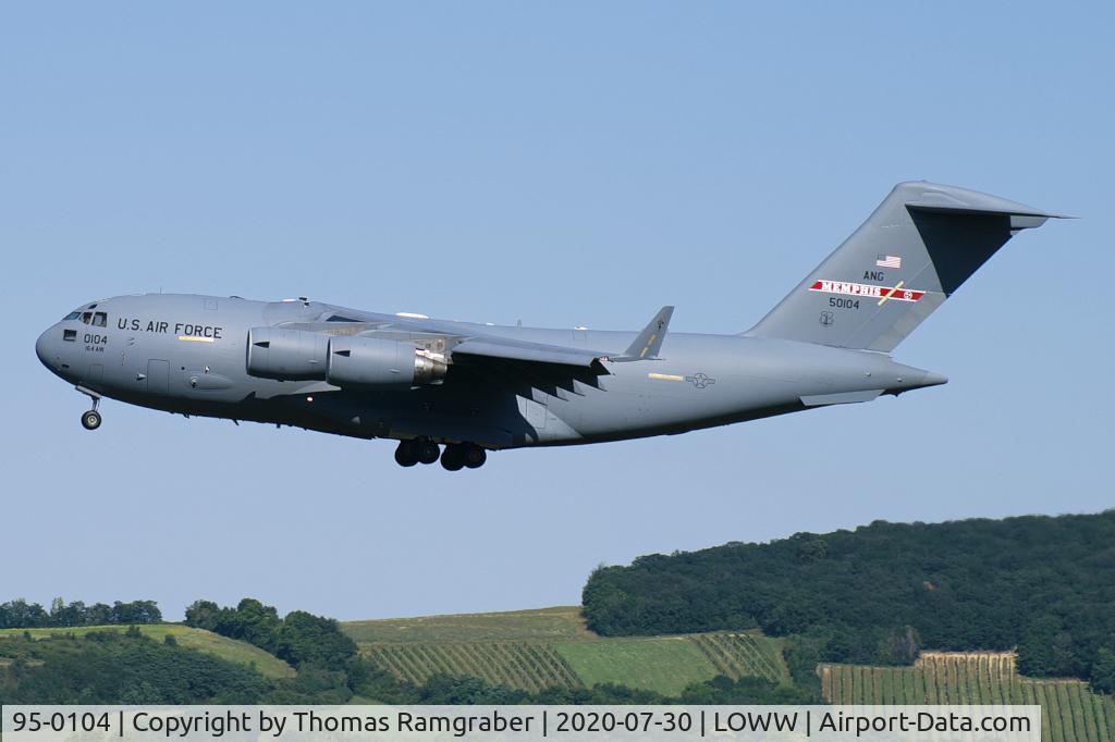 95-0104, 1995 McDonnell Douglas C-17A Globemaster III C/N P-29, USA - Air Force Boeing C-17A Globemaster III