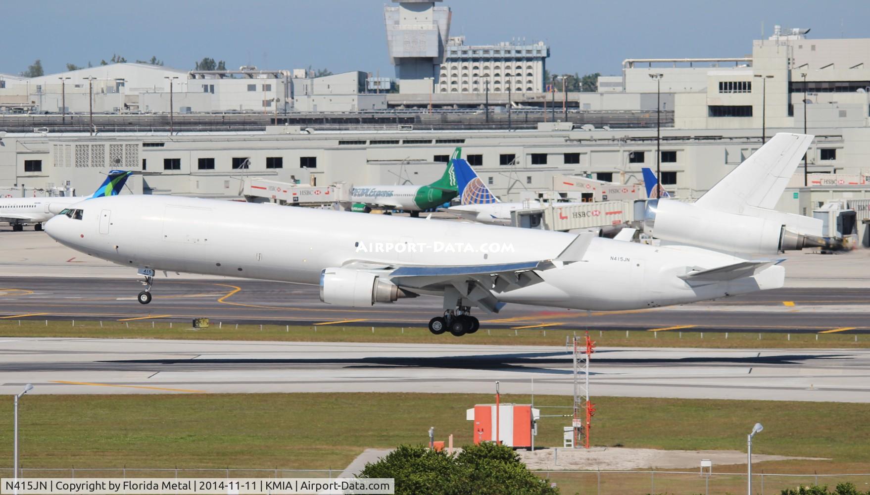 N415JN, 1994 McDonnell Douglas MD-11F C/N 48415, MIA 2014