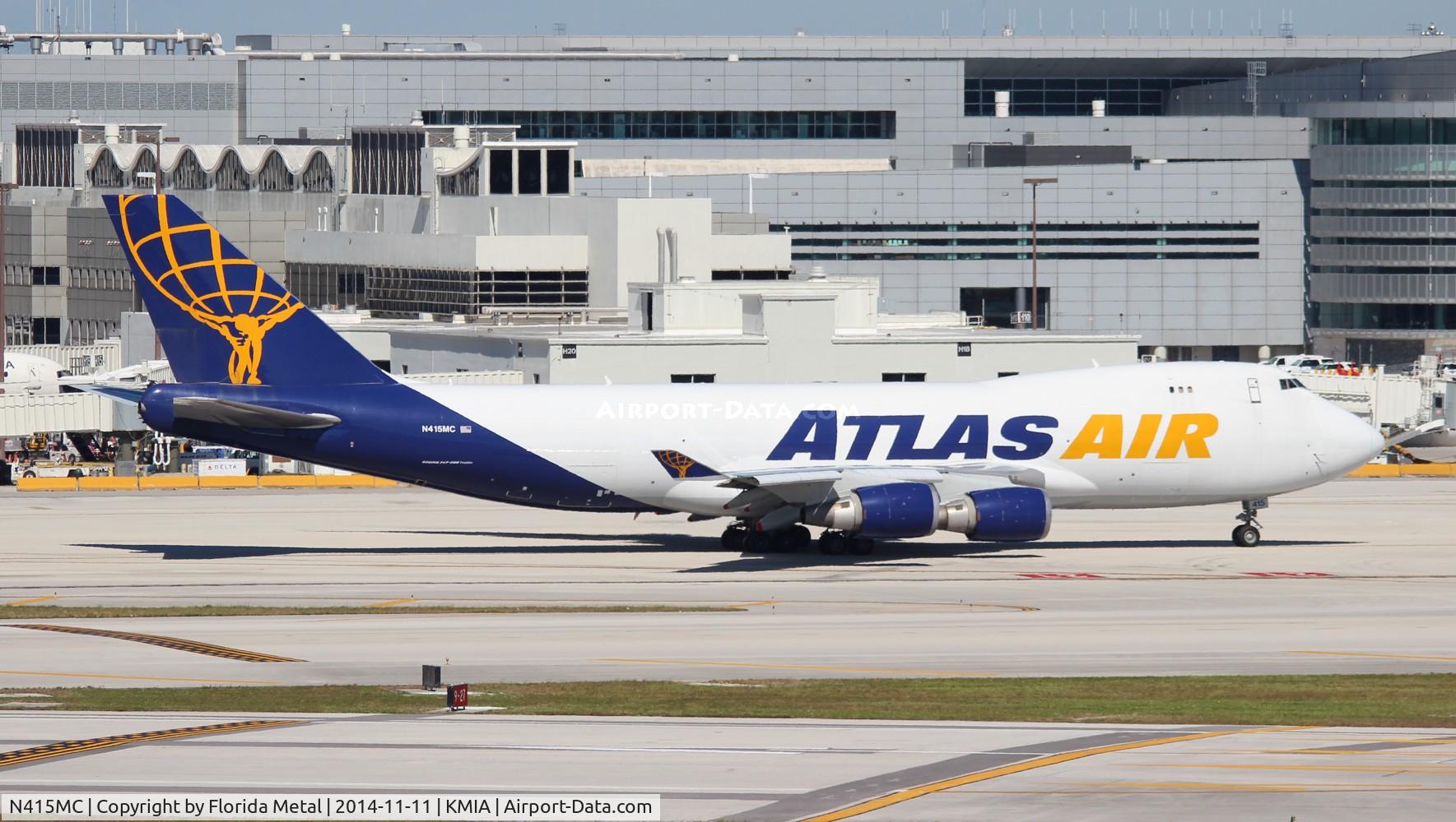 N415MC, 2002 Boeing 747-47UF C/N 32837, MIA 2014