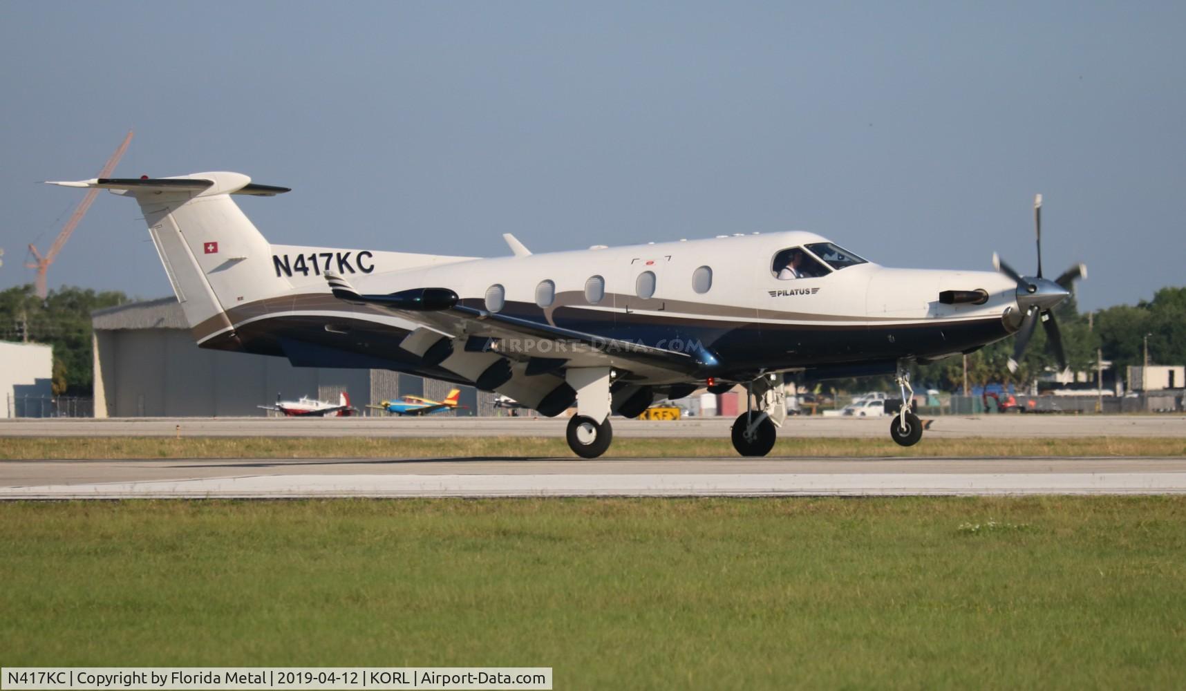 N417KC, 2001 Pilatus PC-12/45 C/N 417, ORL 2019