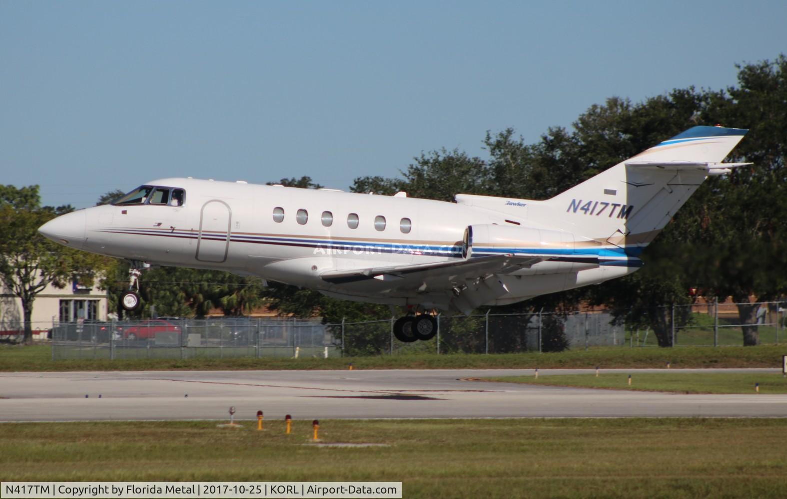 N417TM, 2004 Raytheon Hawker 800XP C/N 258657, ORL 2017