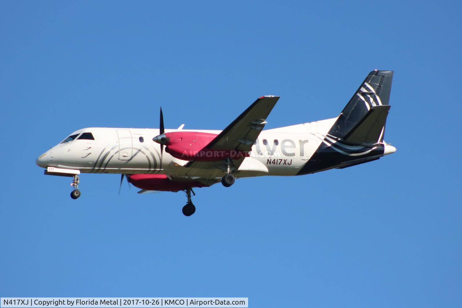 N417XJ, Saab 340B C/N 340B417, MCO 2017
