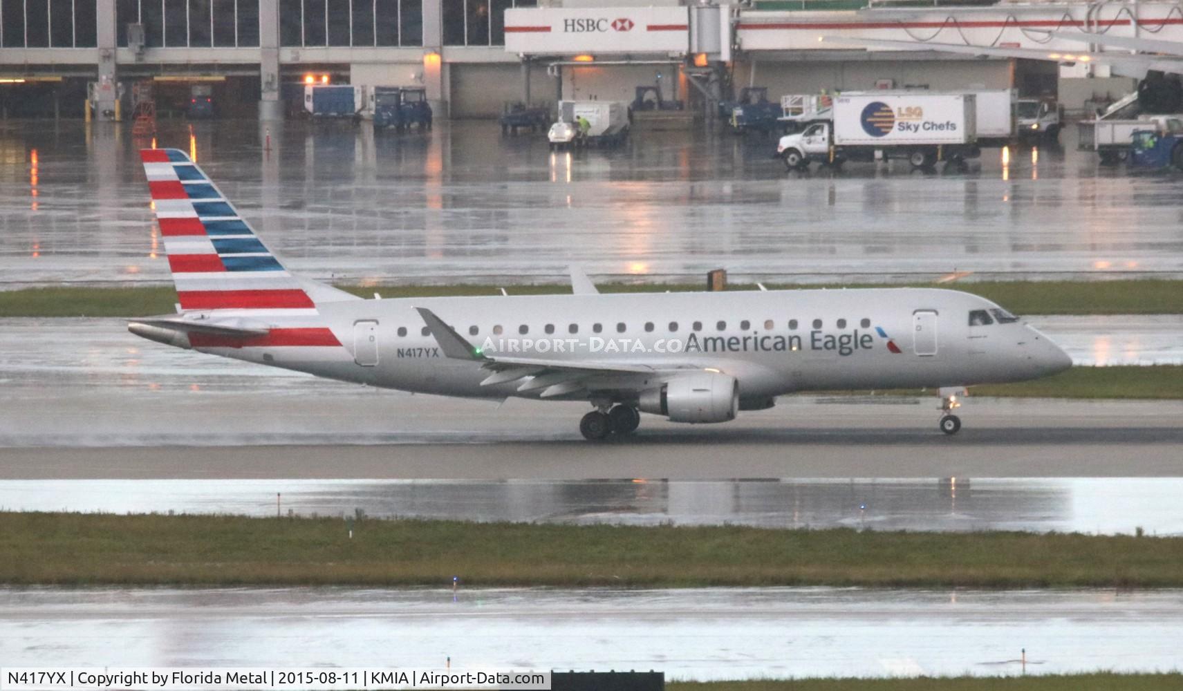 N417YX, 2013 Embraer 175LR (ERJ-170-200LR) C/N 17000382, MIA 2015