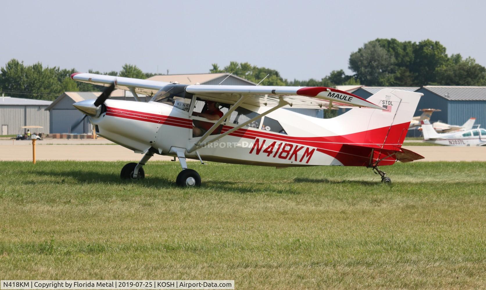 N418KM, 2002 Maule M-7-235C Orion C/N 25075C, OSH 2019