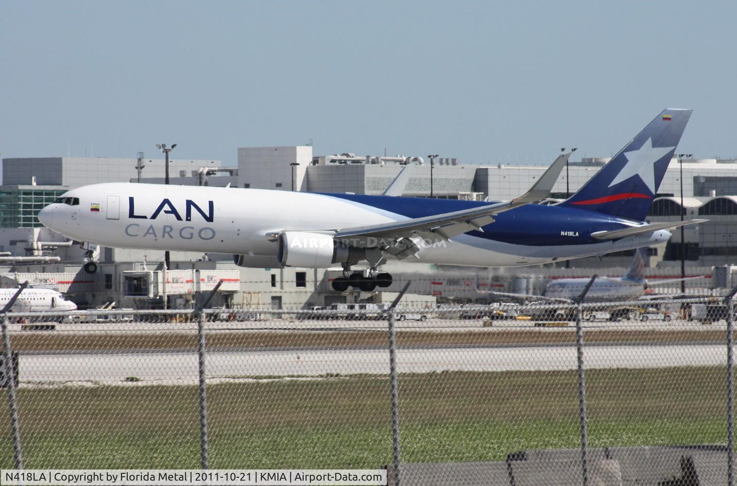 N418LA, 2005 Boeing 767-316F C/N 34246, MIA 2011