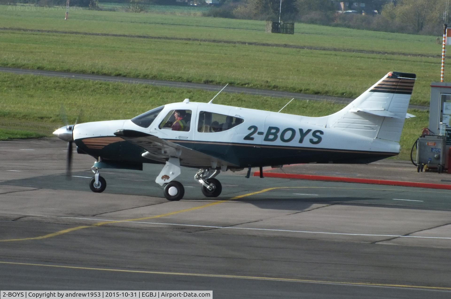 2-BOYS, 1994 Rockwell Commander 114B C/N 14609, 2-BOYS at Gloucestershire Airport.