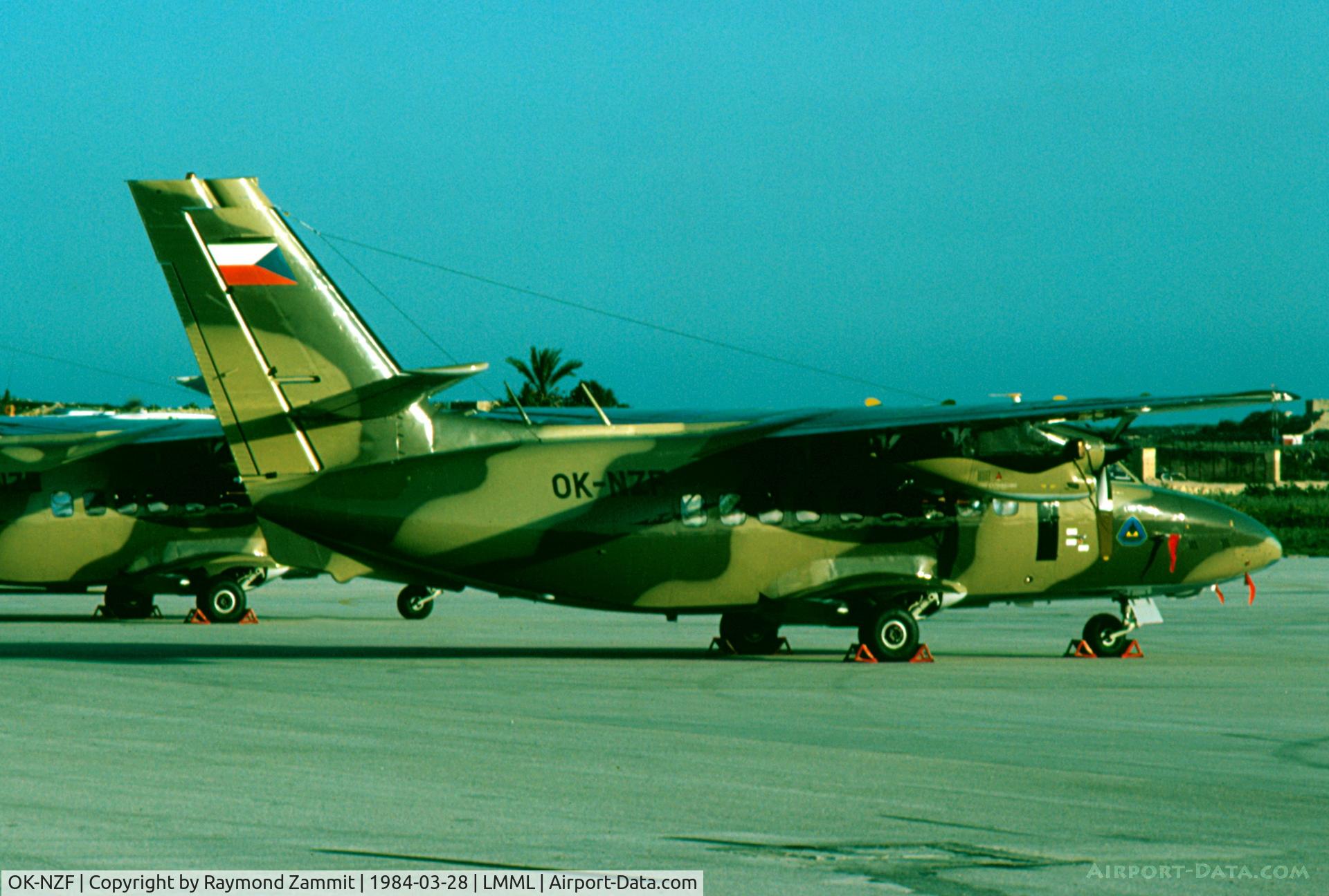 OK-NZF, 1983 LET L-410T Turbolet C/N 1131, LET 410 Turbolet OK-NZF Libyan Air Force