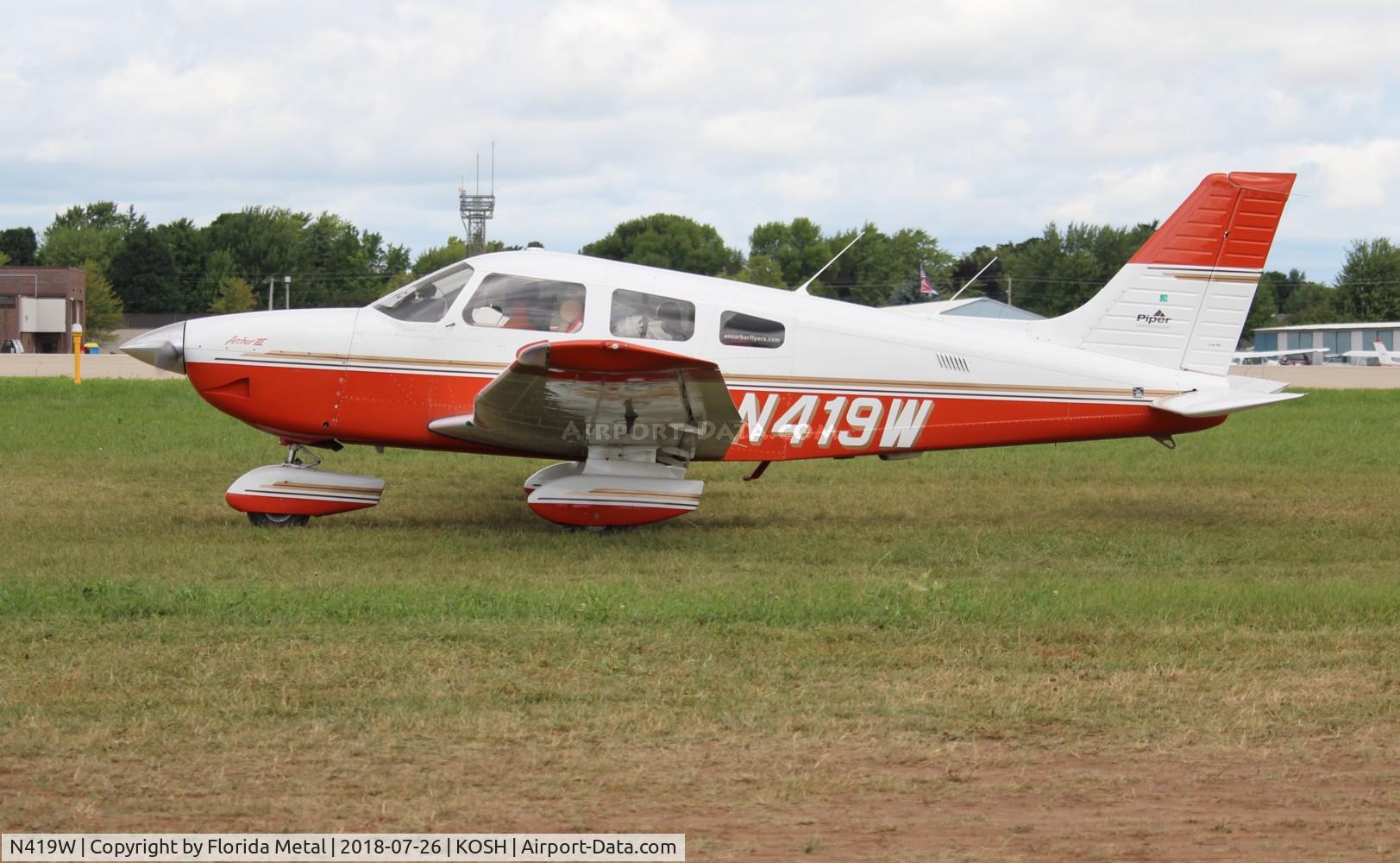 N419W, 1995 Piper PA-28-181 C/N 2843001, OSH 2018