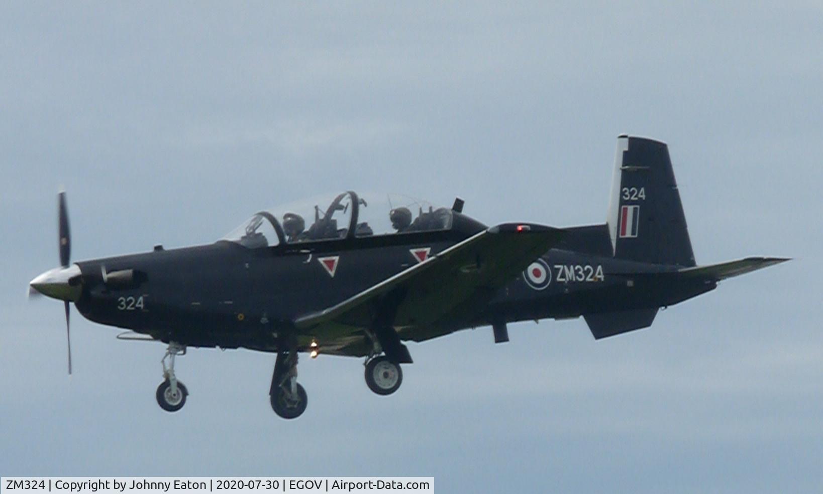 ZM324, 2017 Beechcraft T-6C Texan T.1 C/N PM-111, Taken At RAF Valley