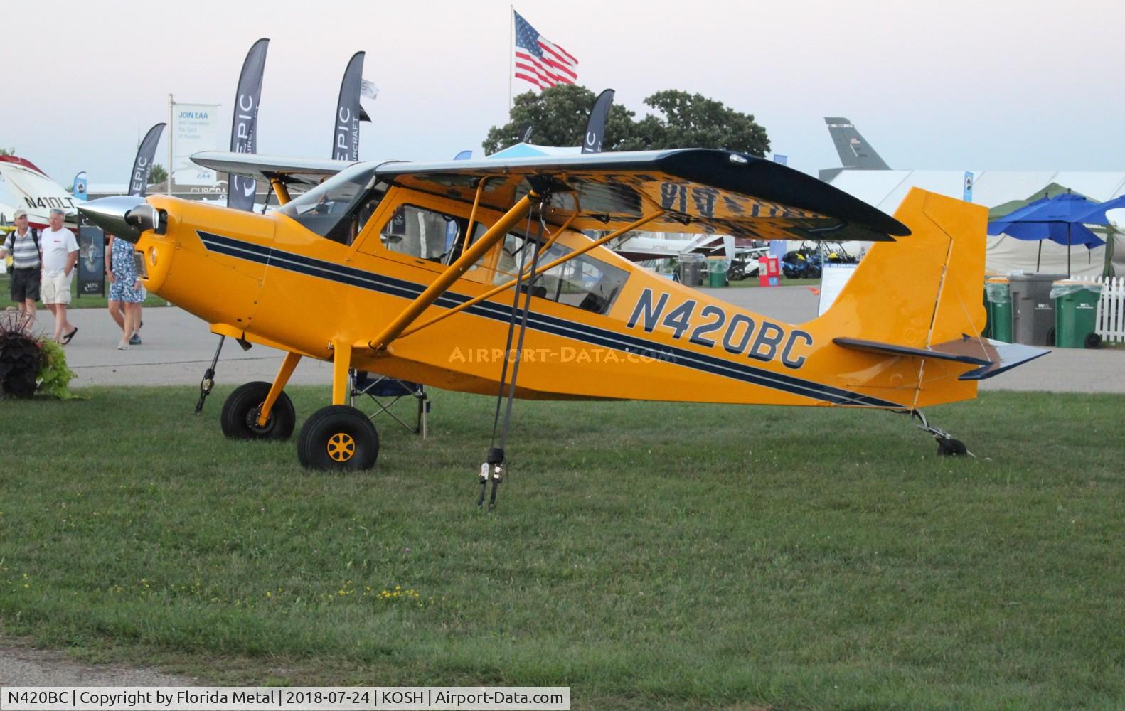 N420BC, 2018 American Champion 8GCBC Scout C/N 594-2018, OSH 2018