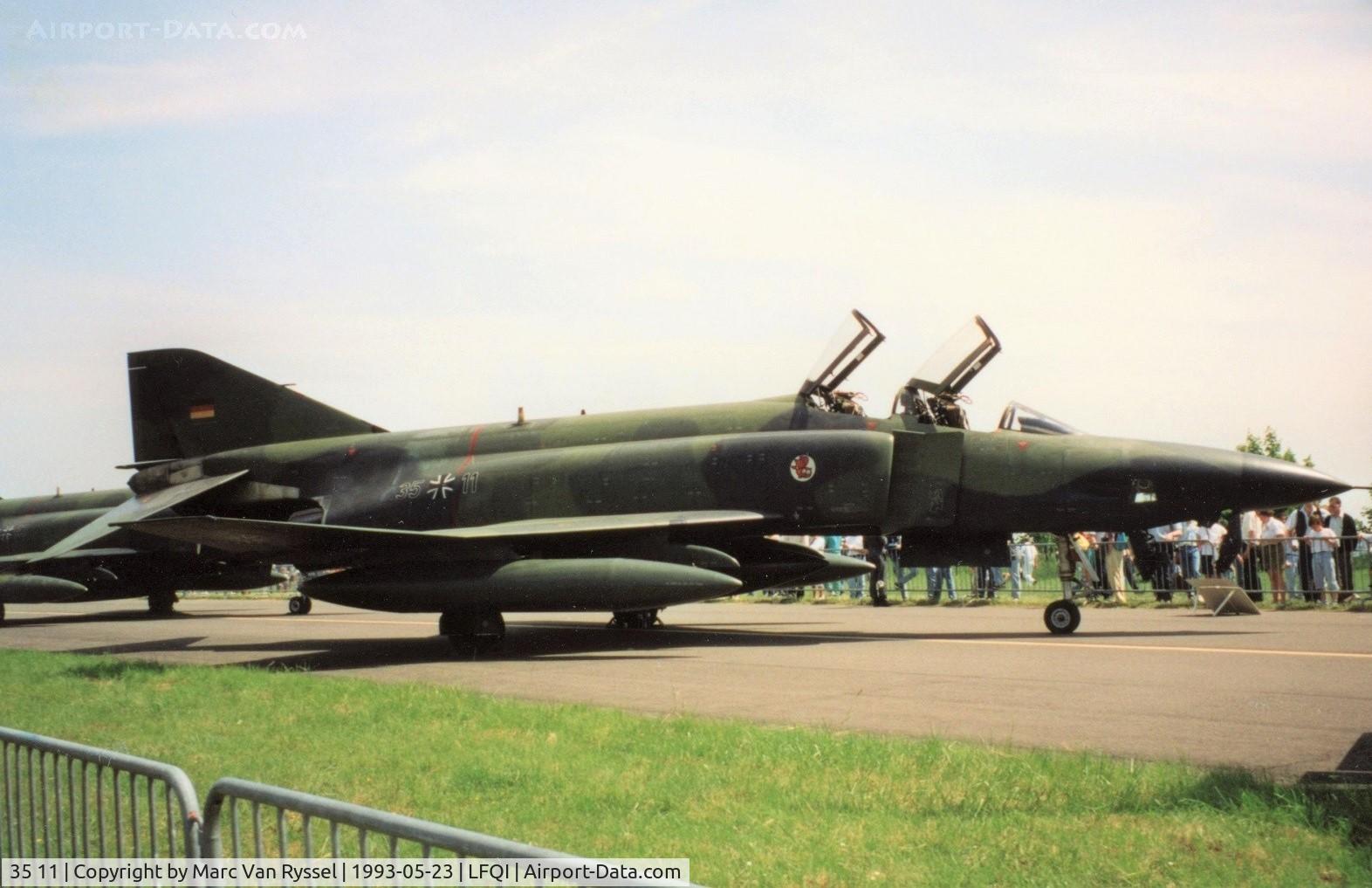 35 11, 1969 McDonnell Douglas RF-4E Phantom II C/N 3979, Cambrai Airshow 1993.