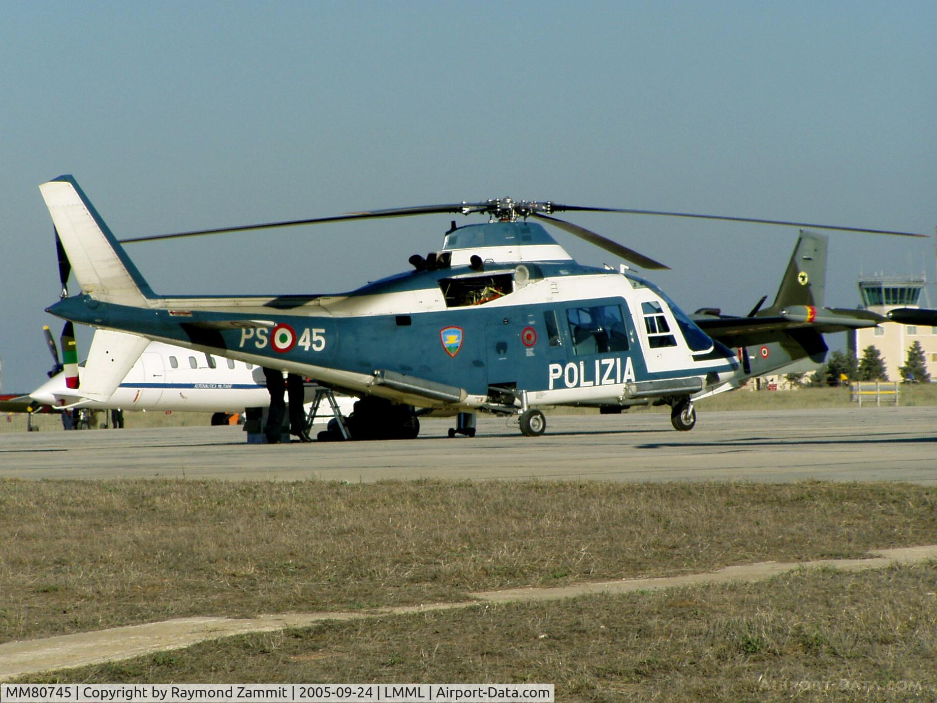 MM80745, Agusta A-109A Hirundo C/N 7161, Agusta A-109A Hirundo MM80745/PS-45 Italian Police