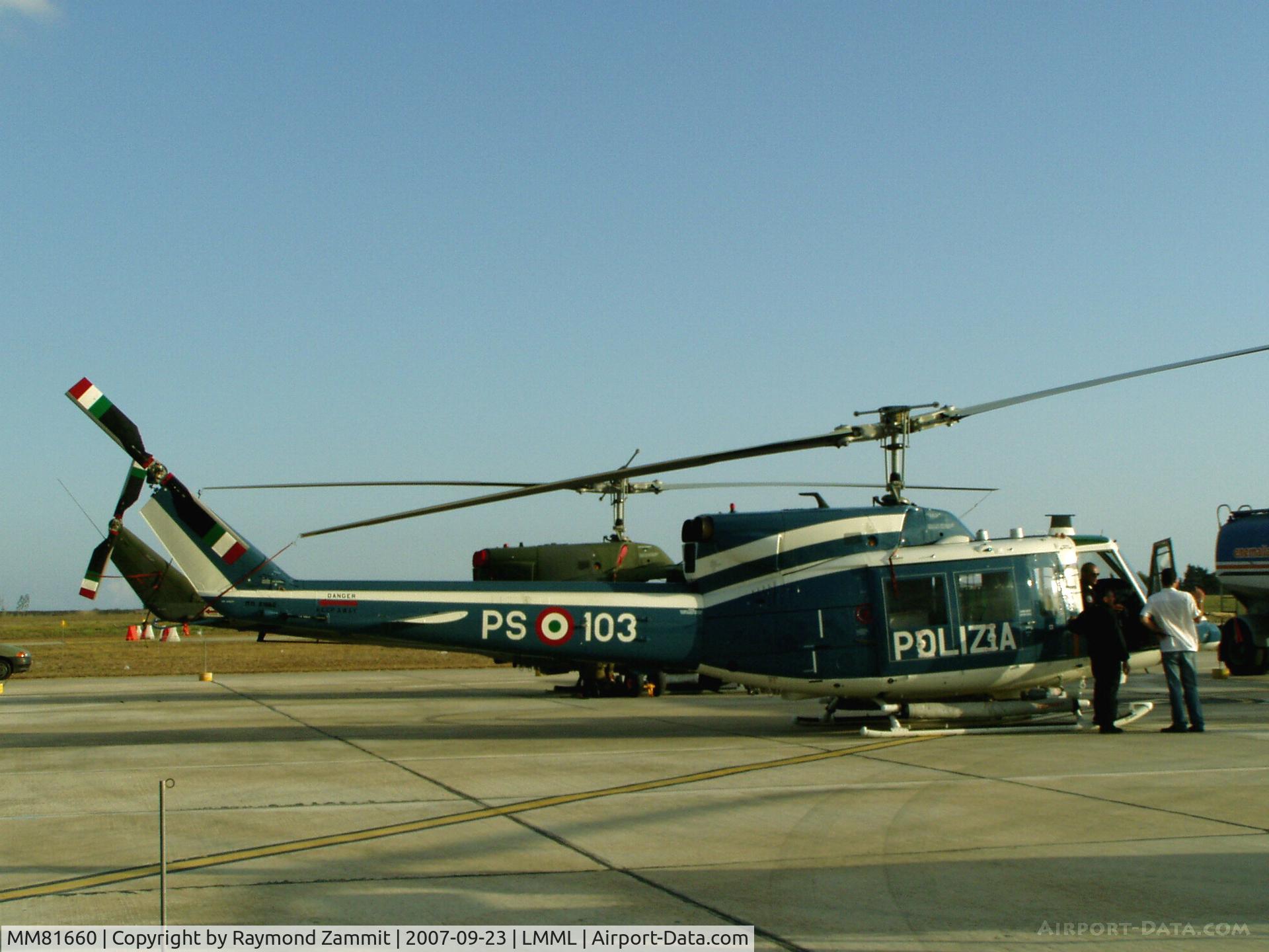 MM81660, Agusta AB-212 C/N 5844, Agusta Bell AB-212 MM81660/PS-103 Italian Police