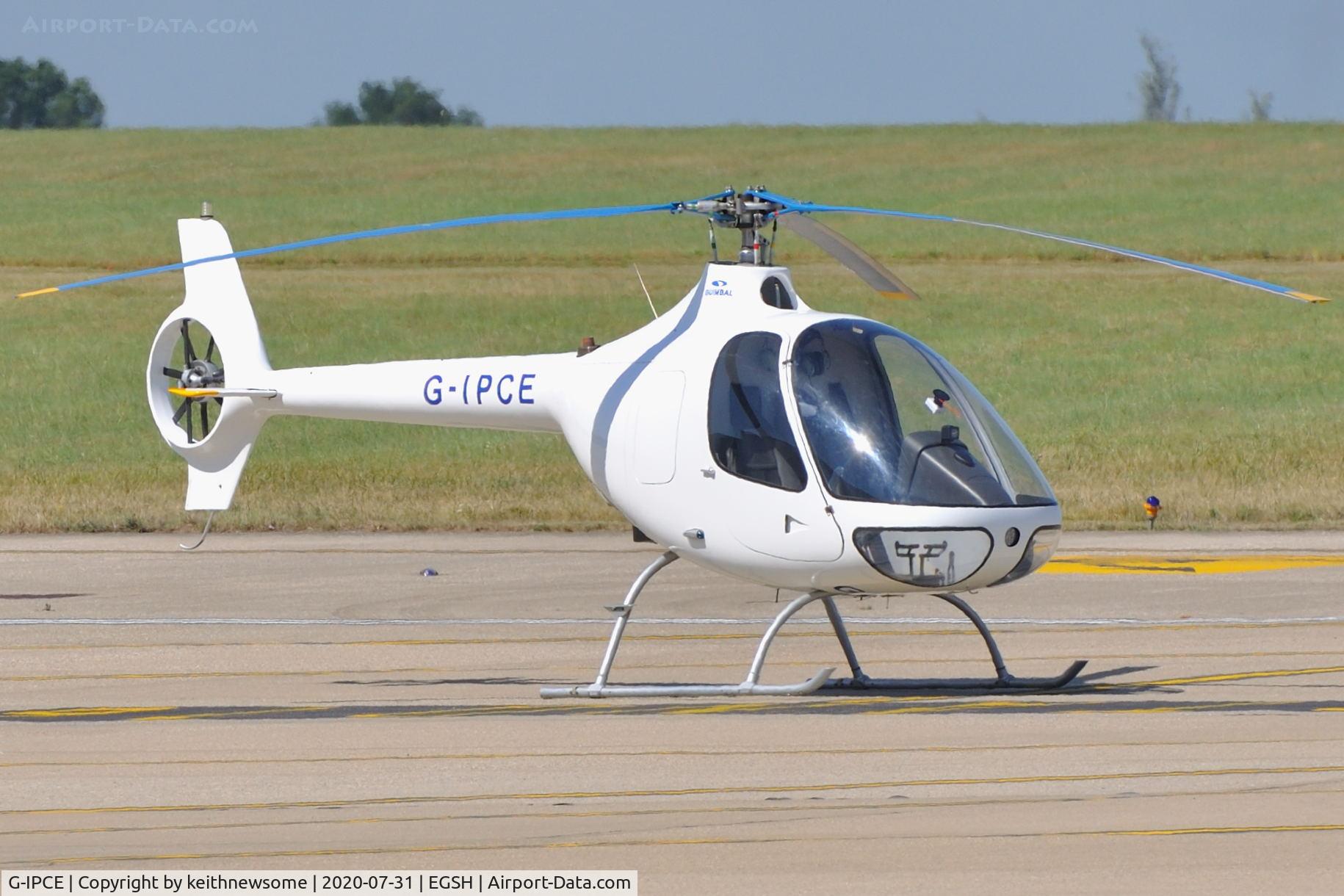 G-IPCE, 2011 Guimbal Cabri G2 C/N 1027, Nice local visitor.