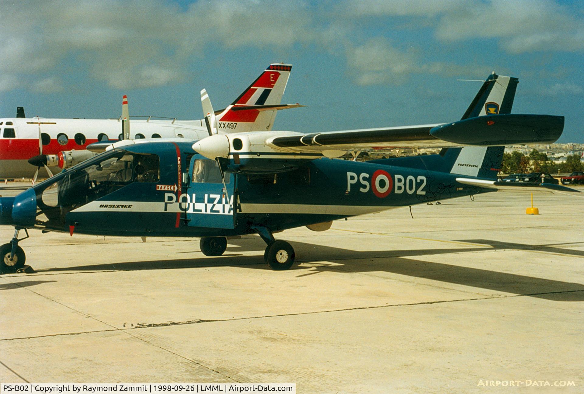 PS-B02, , Paertenavia P.68 Observer PS-B02 Italian Police