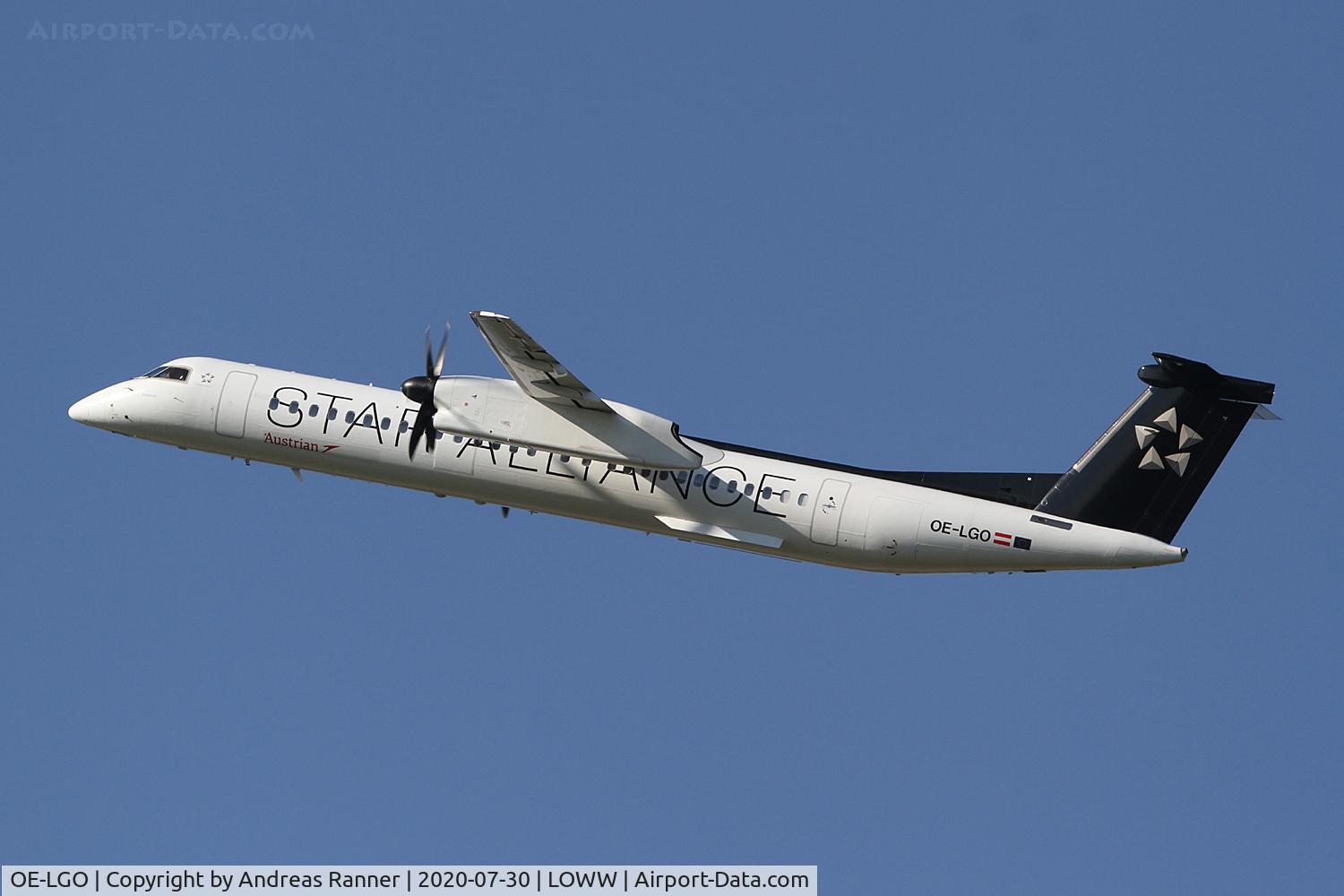 OE-LGO, 2009 De Havilland Canada DHC-8-400Q Dash 8 C/N 4281, Austrian Airlines DHC-8
