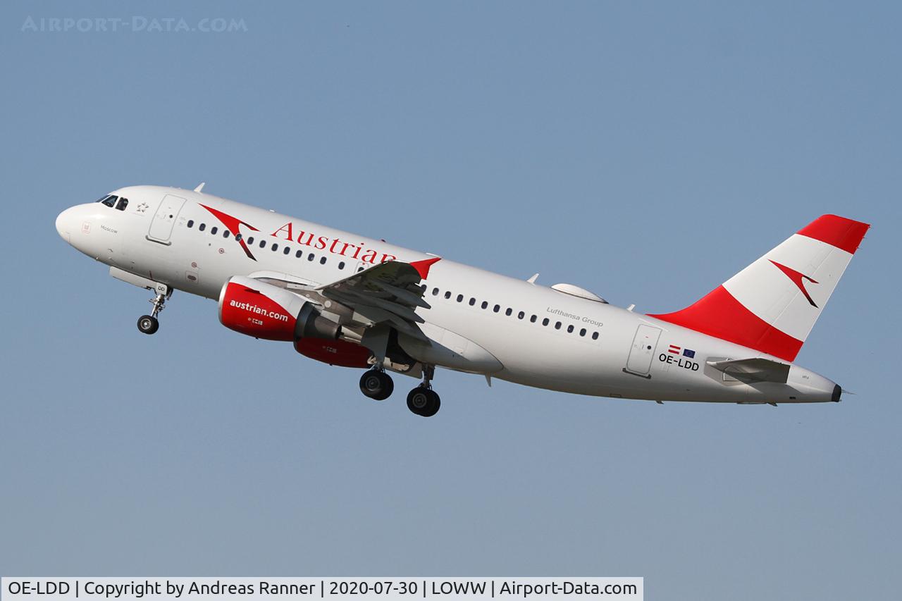 OE-LDD, 2005 Airbus A319-112 C/N 2416, Austrian Airlines A319