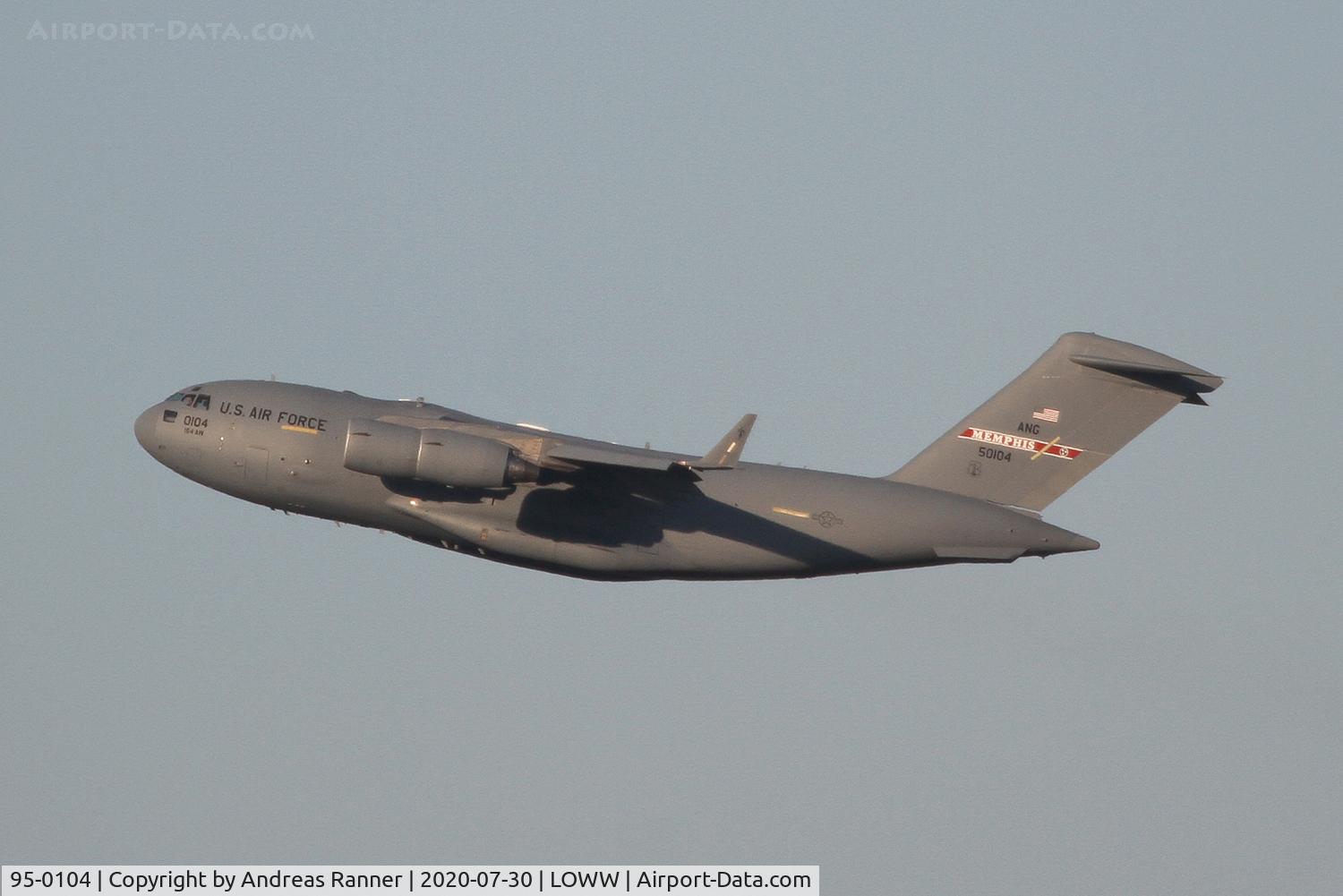 95-0104, 1995 McDonnell Douglas C-17A Globemaster III C/N P-29, US Air Force C-17 Globemaster