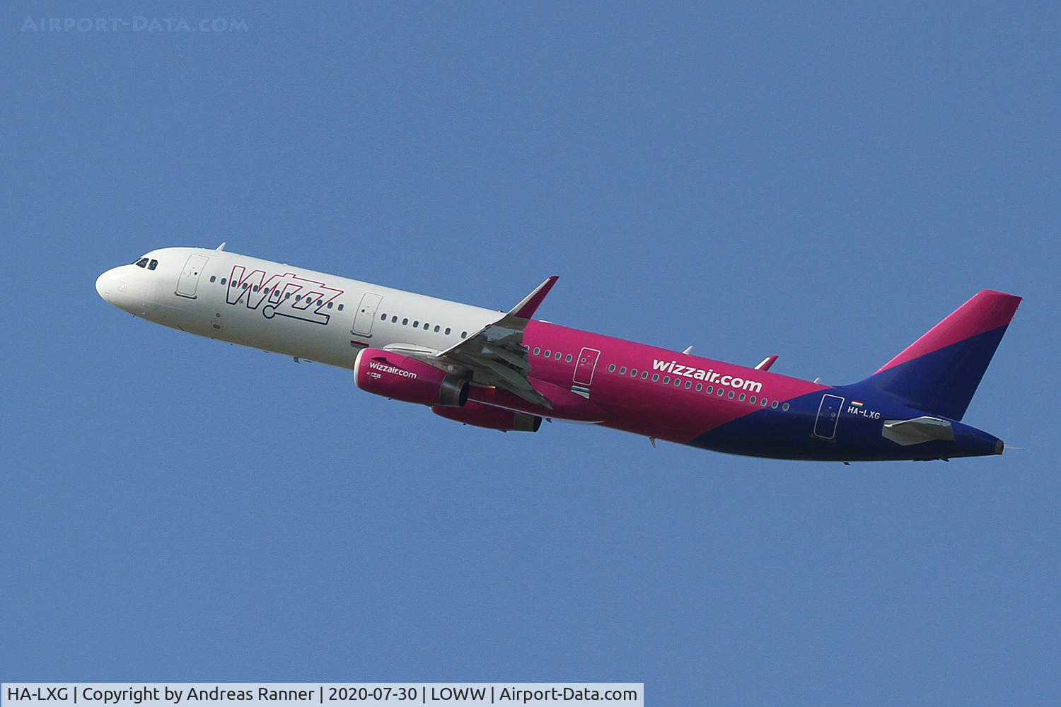 HA-LXG, 2016 Airbus A321-231 C/N 7182, Wizz Air A321