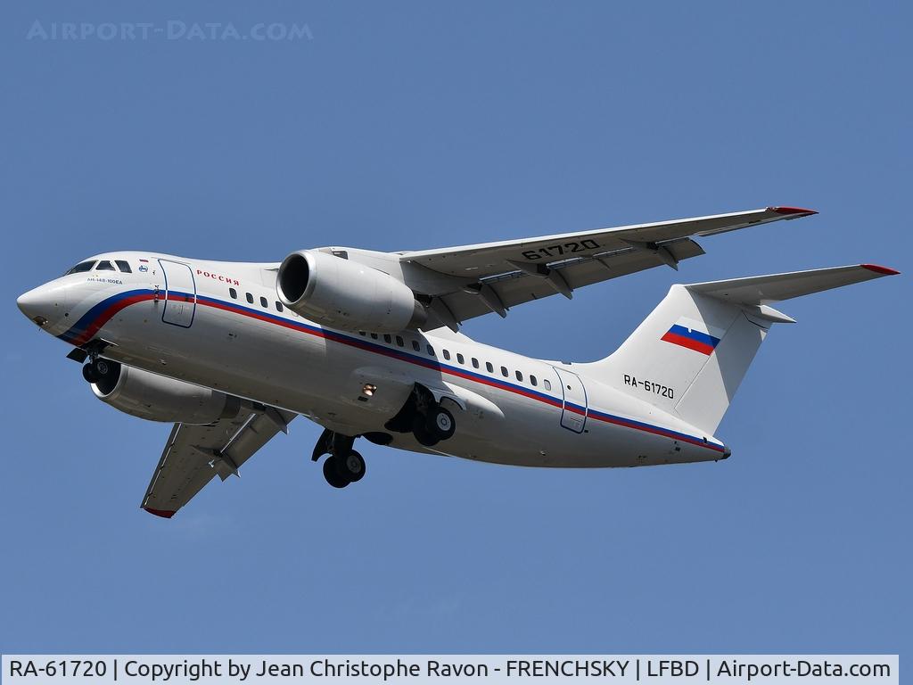 RA-61720, 2013 Antonov An-148-100EA C/N 27015042020, RSD079 Russia State Transport Company landing runway 23 from Moscow VKO (31/07/2020)
