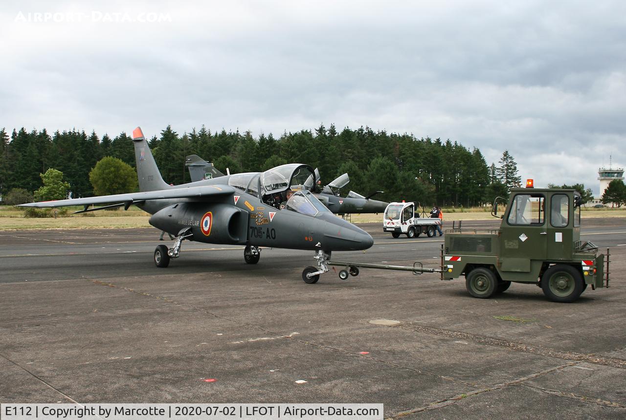 E112, Dassault-Dornier Alpha Jet E C/N E112, Towed on apron.
