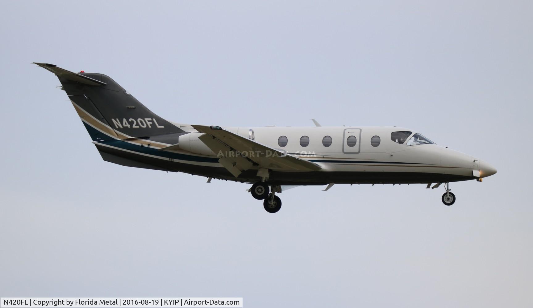 N420FL, 2008 Raytheon Hawker 400XP C/N RK-541, TOM 2016