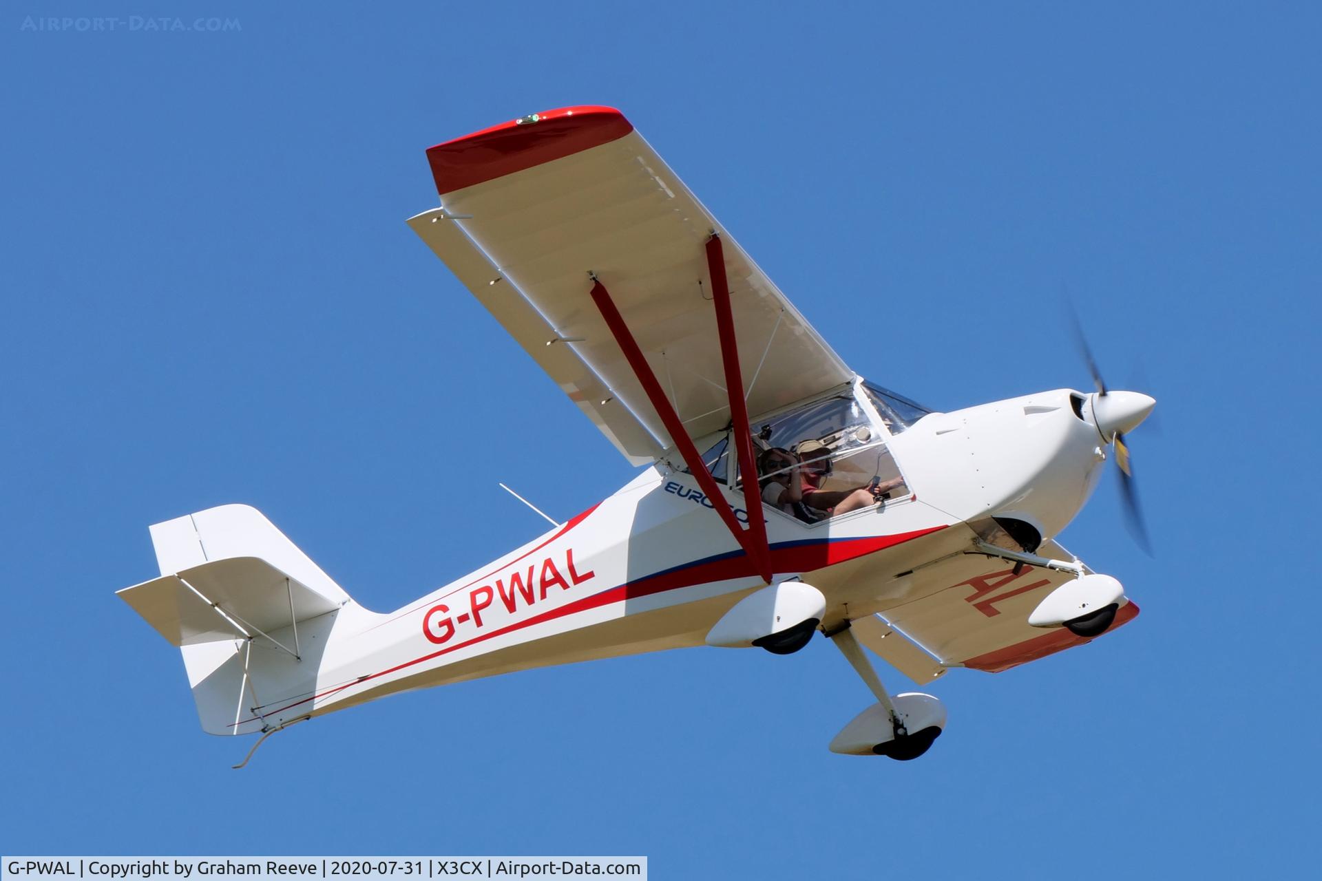 G-PWAL, 2014 Aeropro Eurofox 912(1) C/N BMAA/HB/655, Departing from Northrepps.