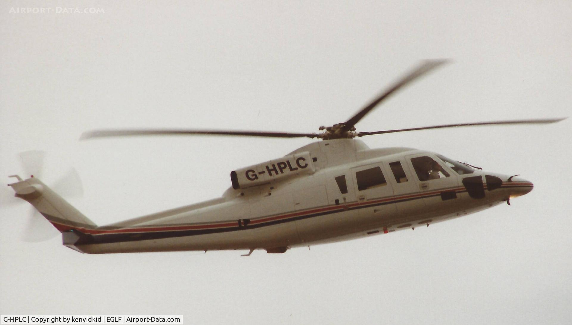 G-HPLC, 1989 Sikorsky S-76B C/N 760358, At the 1990 Farnborough International Air Show.