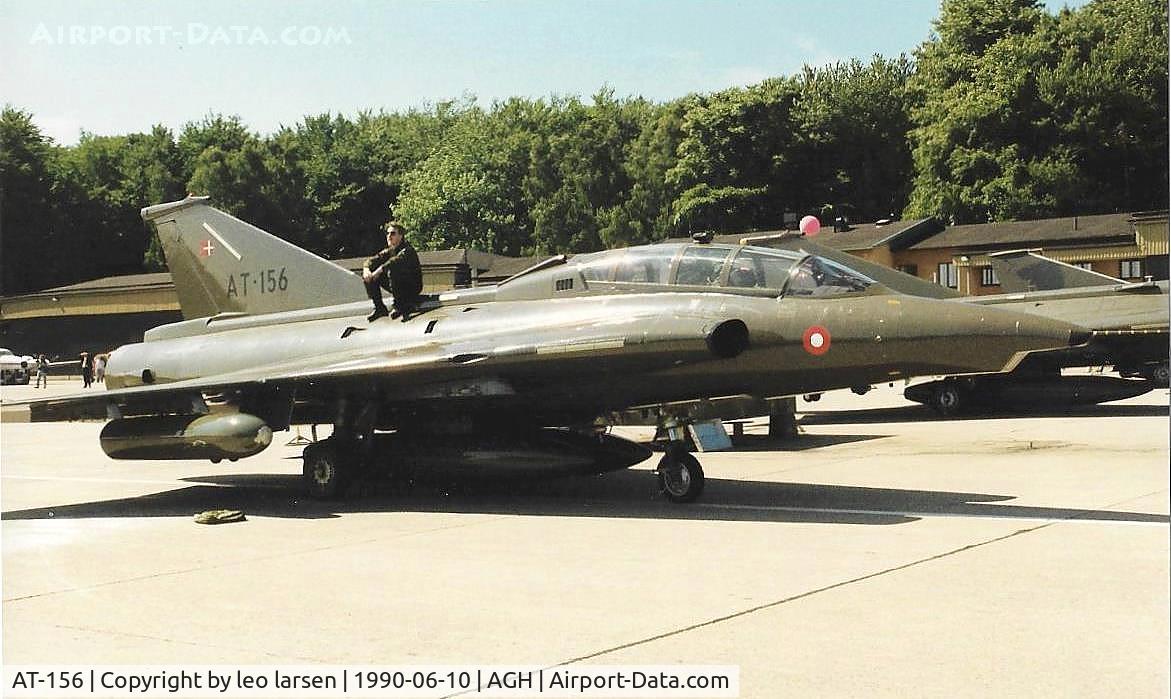 AT-156, 1972 Saab TF-35 Draken C/N 35-1156, Ängelholm 19.6.1990