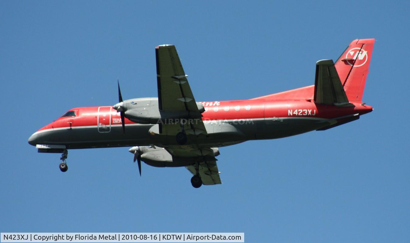 N423XJ, 1997 Saab 340B C/N 340B-423, DTW 2010