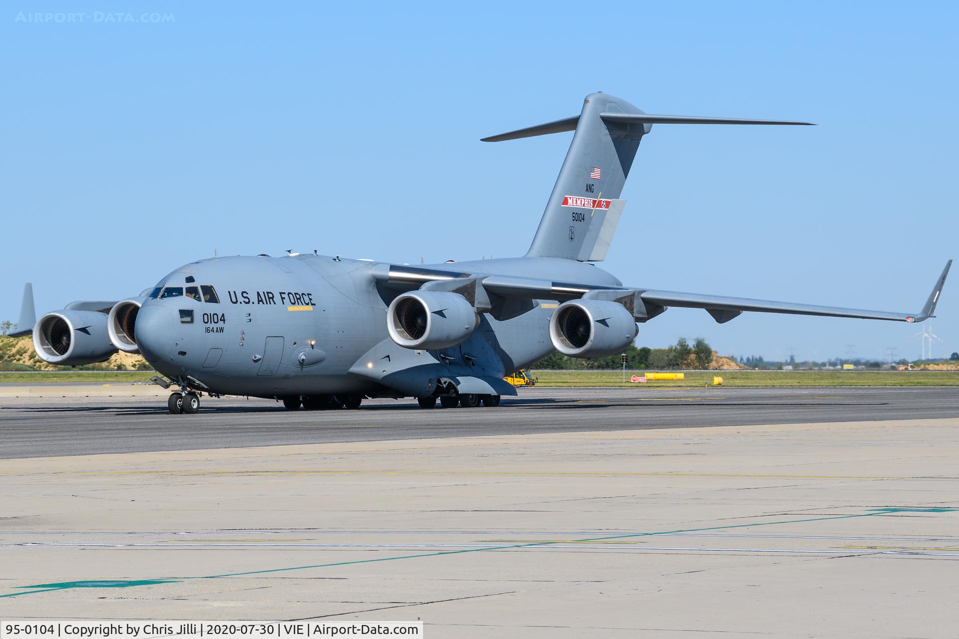 95-0104, 1995 McDonnell Douglas C-17A Globemaster III C/N P-29, US Air Force