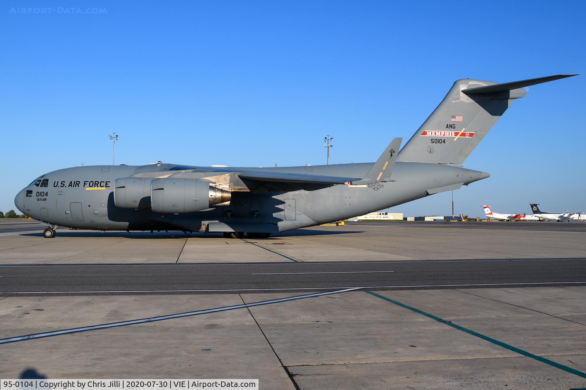 95-0104, 1995 McDonnell Douglas C-17A Globemaster III C/N P-29, US Air Force