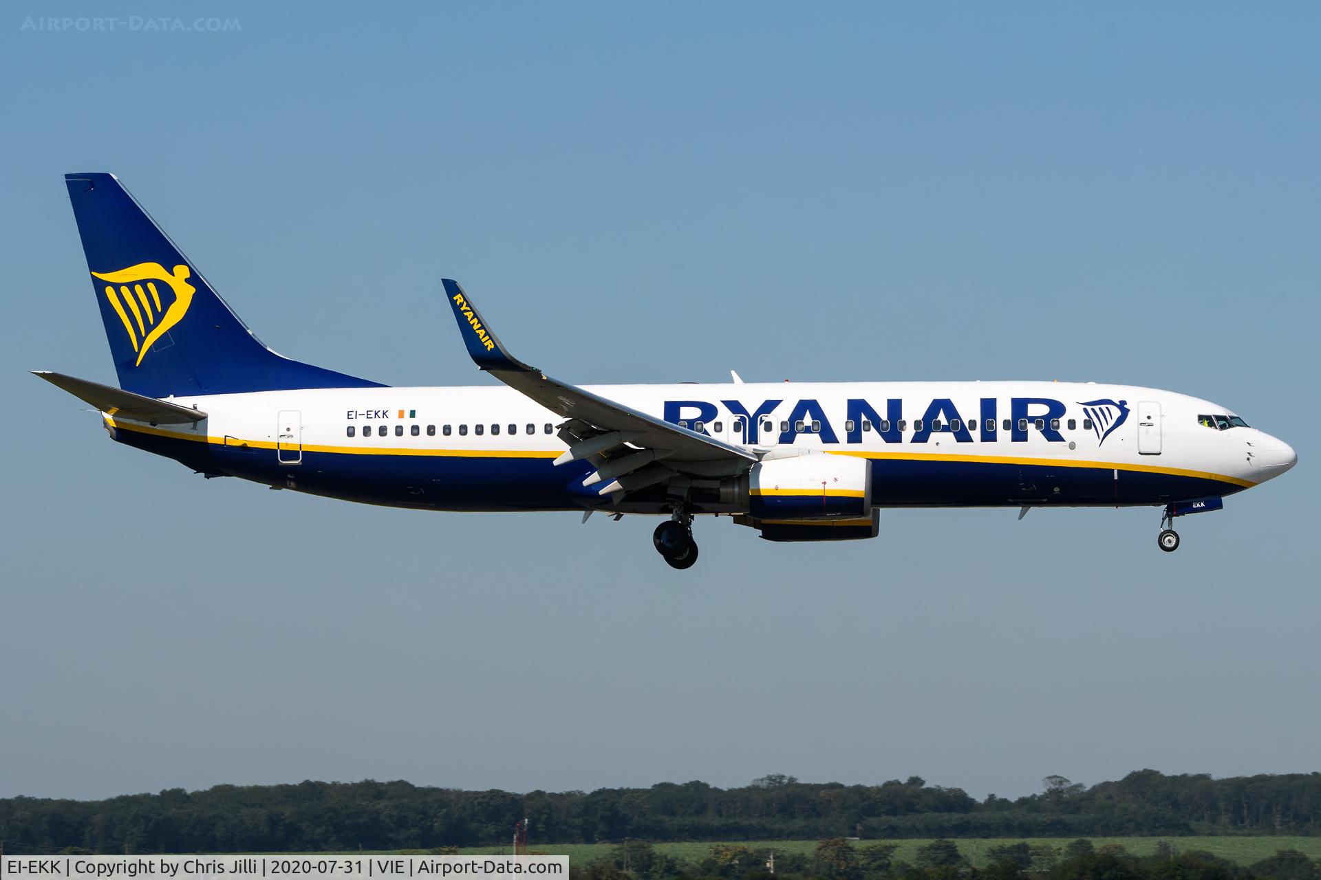 EI-EKK, 2010 Boeing 737-8AS C/N 38500, Ryanair