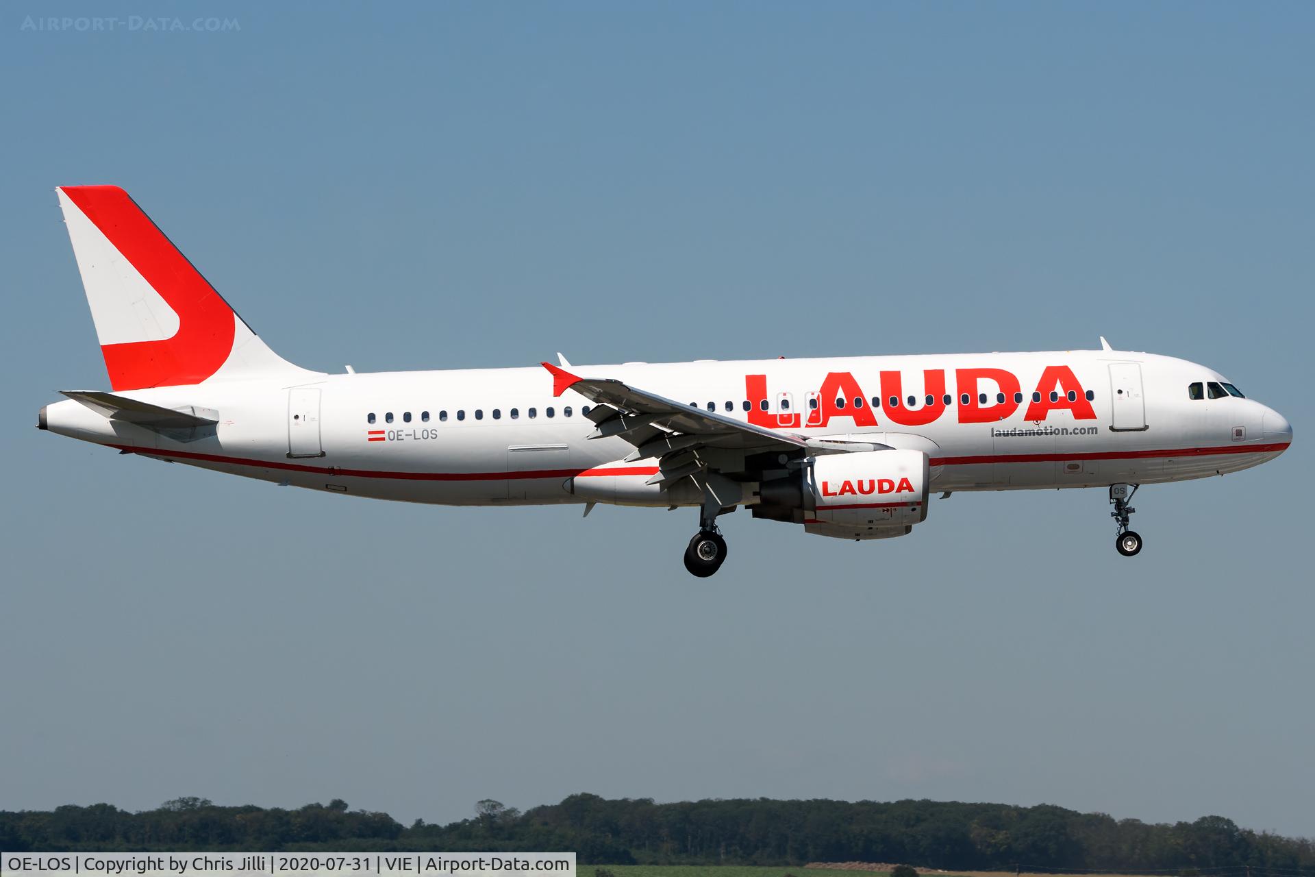 OE-LOS, 2007 Airbus A320-214 C/N 3153, Laudamotion