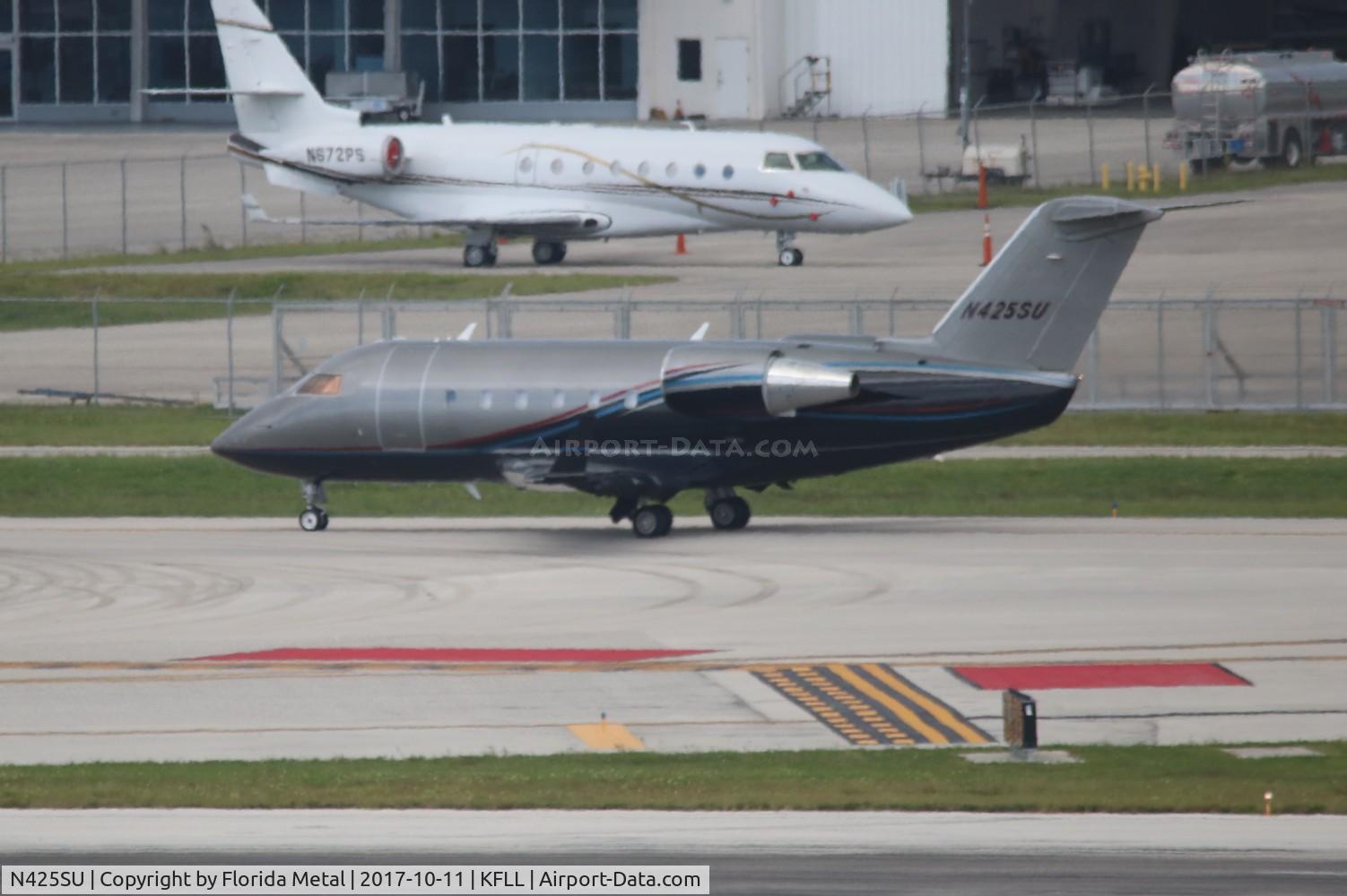 N425SU, 1986 Canadair Challenger 601 (CL-600-2A12) C/N 3064, FLL 2017