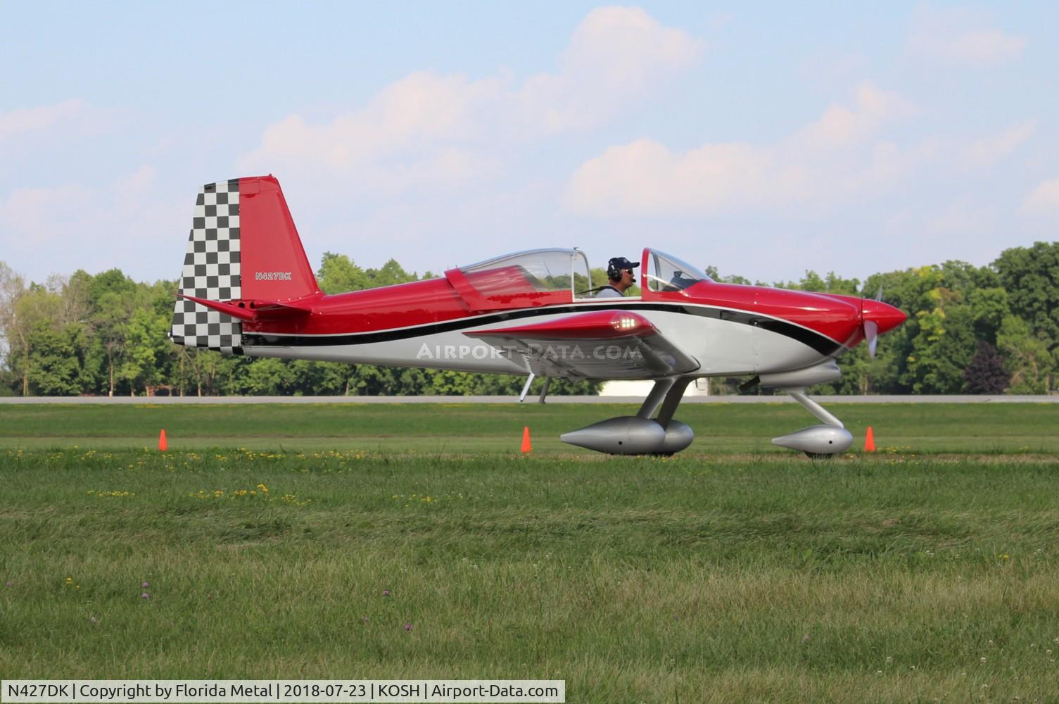 N427DK, Vans RV-9A C/N 92198, OSH 2018