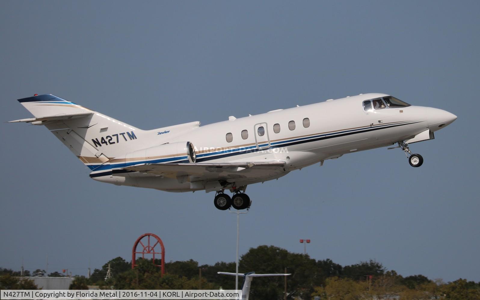 N427TM, 2005 Raytheon Hawker 800XP C/N 258720, NBAA 2016