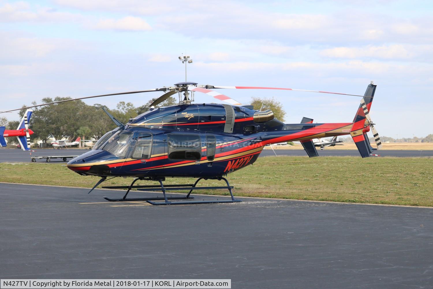 N427TV, 2012 Bell 407 C/N 54106, ORL 2018