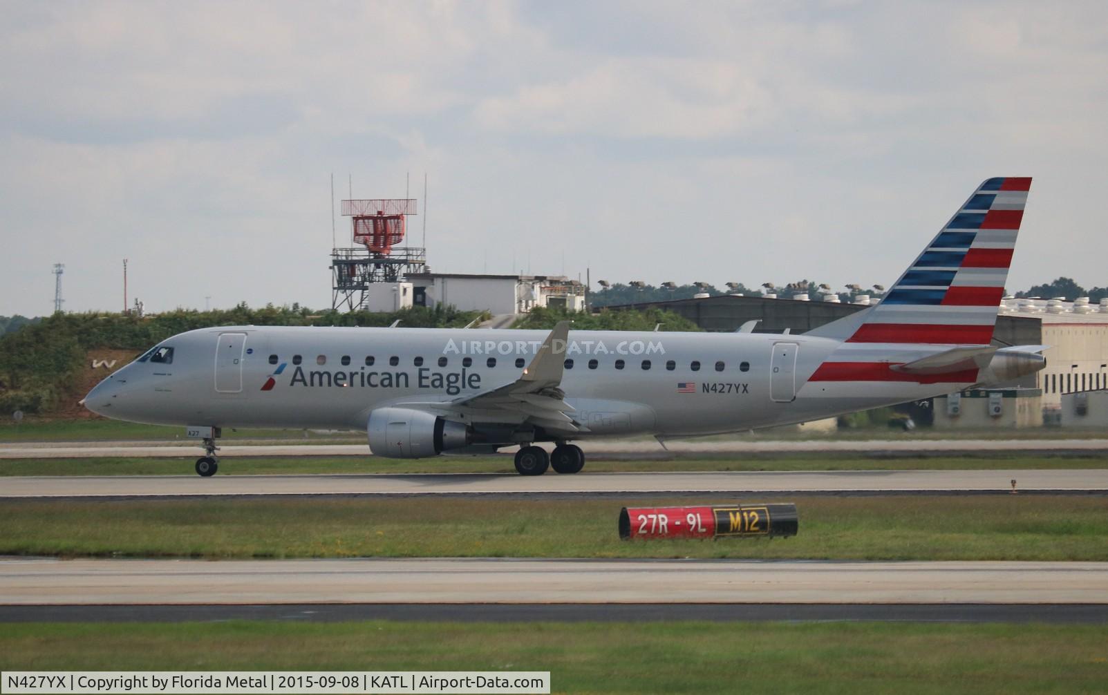N427YX, 2014 Embraer 175LR (ERJ-170-200LR) C/N 17000402, ATL 2015