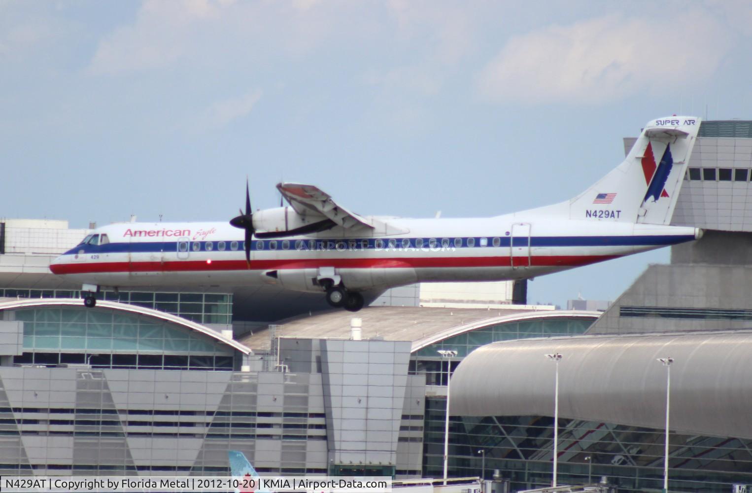 N429AT, 1994 ATR 72-212 C/N 429, MIA 2012
