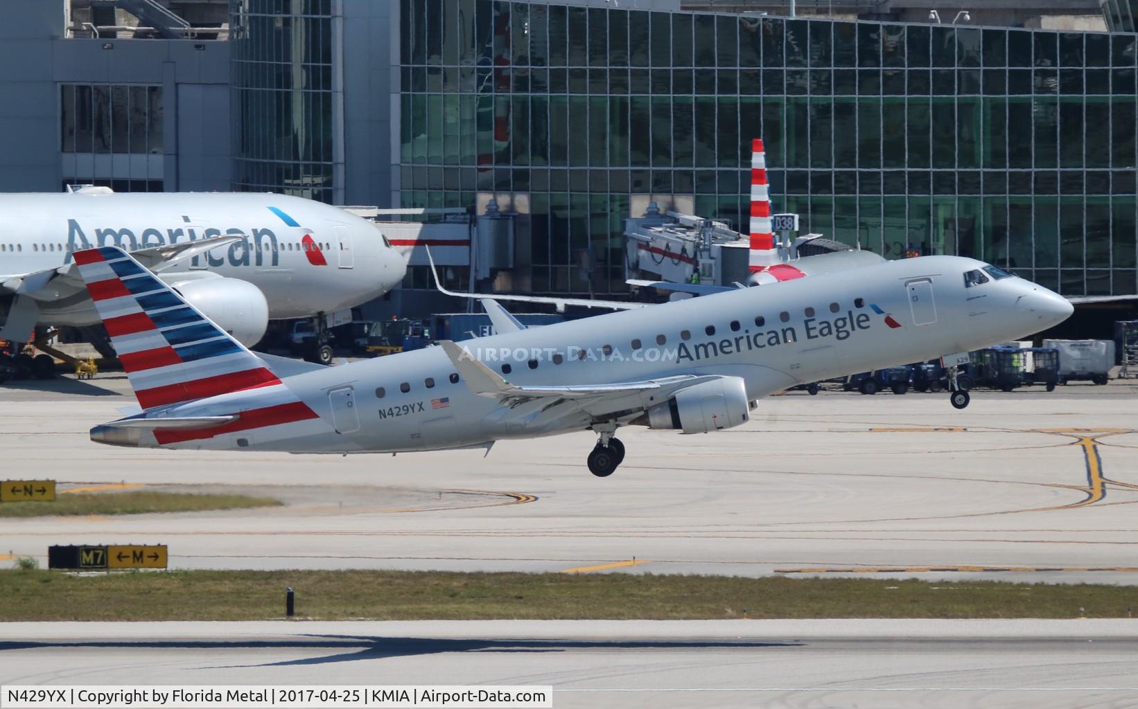 N429YX, 2014 Embraer 175LR (ERJ-170-200LR) C/N 17000408, MIA 2017