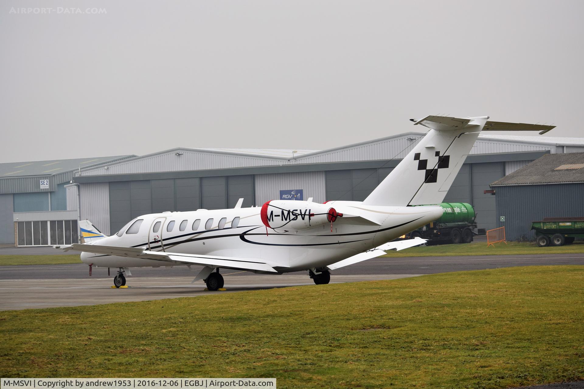 M-MSVI, 2011 Cessna 525B  CitationJet CJ3 C/N 525B-0361, M-MSVI at Gloucestershire Airport.