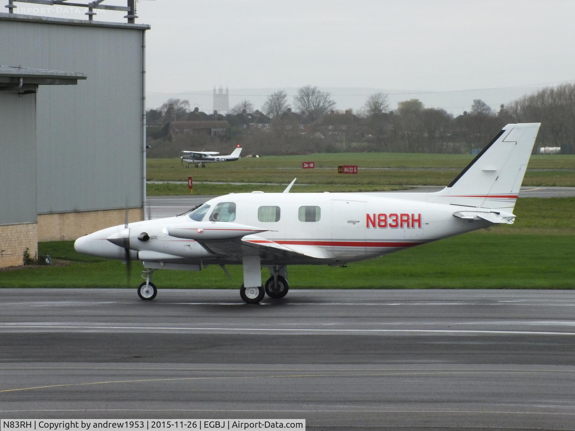 N83RH, Piper PA-31T C/N 31T-7920001, N83RH at Gloucestershire Airport.