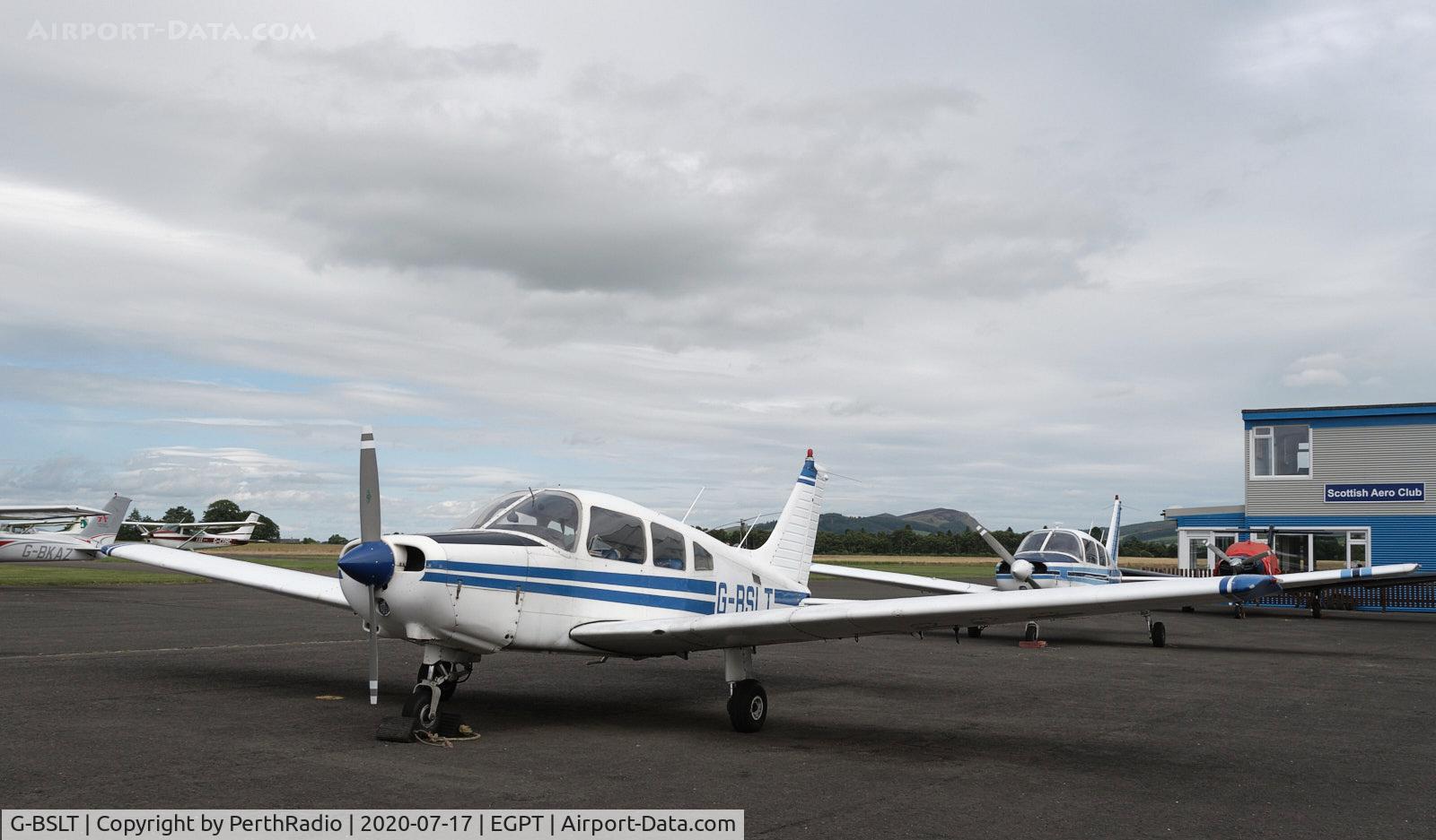 G-BSLT, 1980 Piper PA-28-161 Cherokee Warrior II C/N 28-8016303, On the flightline