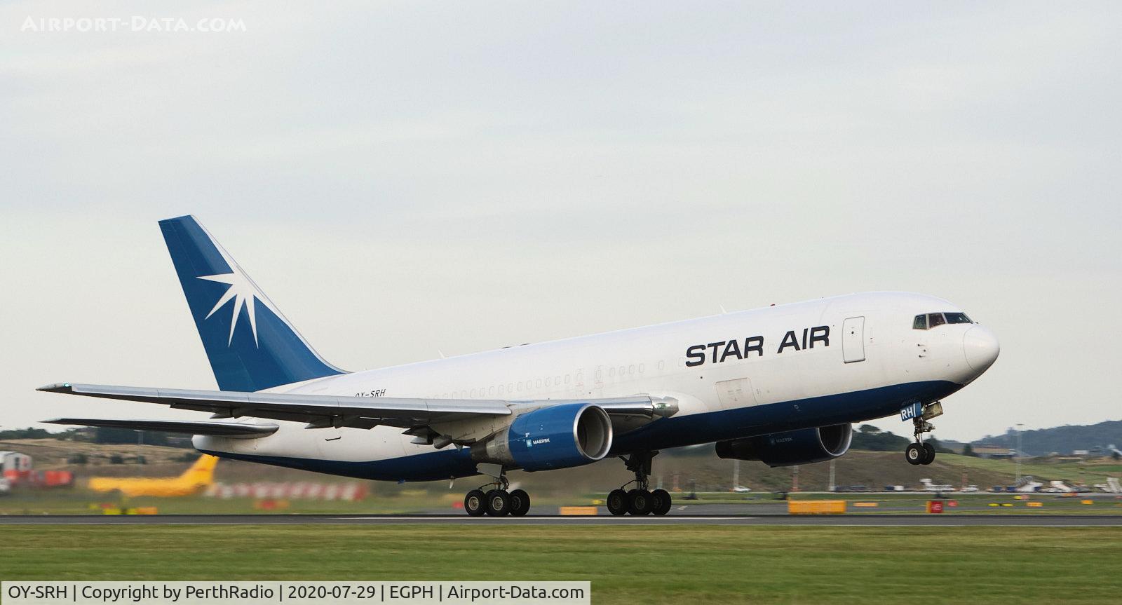 OY-SRH, 1989 Boeing 767-204 C/N 24457, The evening cargo flight