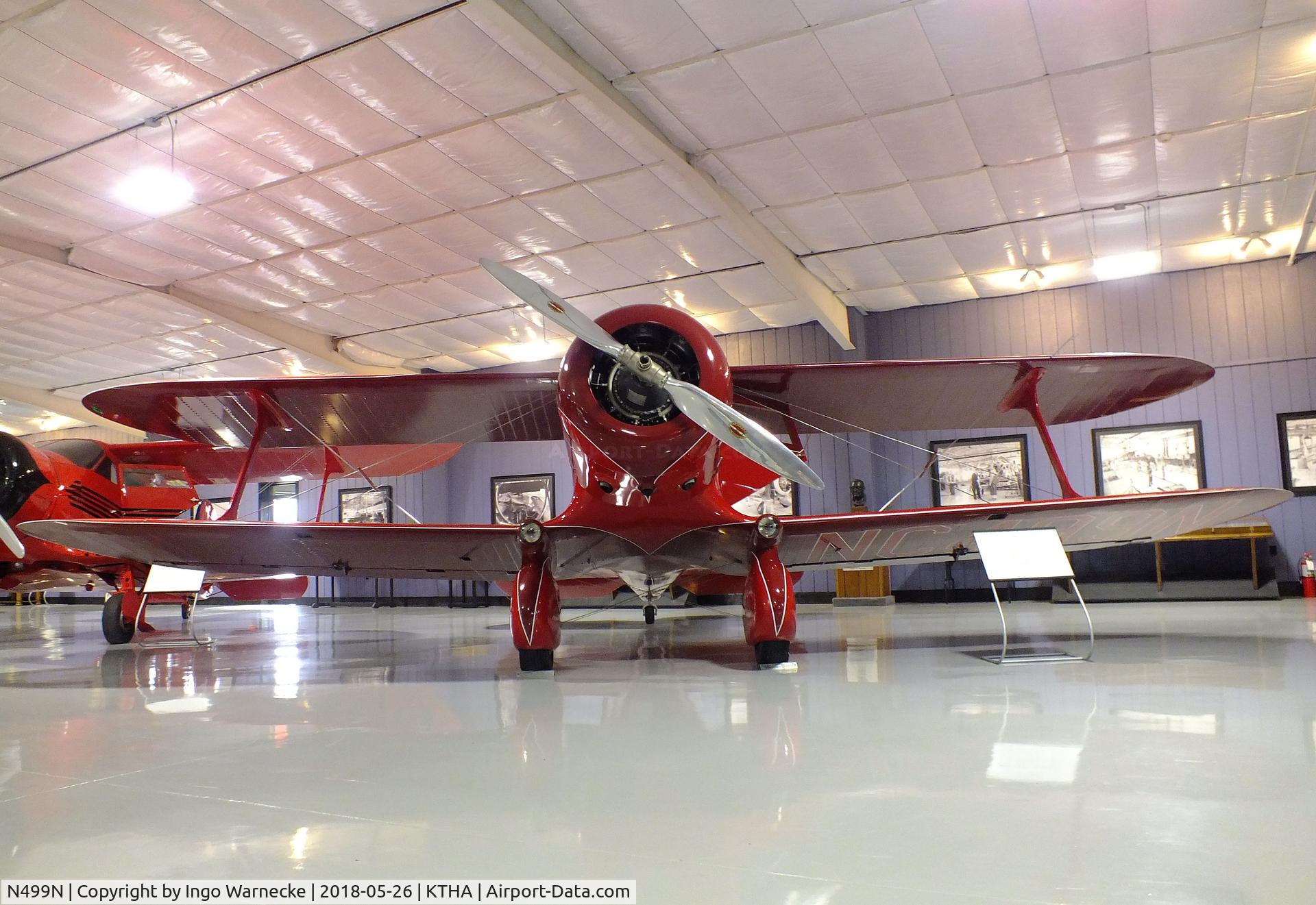 N499N, Beech 17R C/N 17R-1, Beechcraft 17R Staggerwing at the Beechcraft Heritage Museum, Tullahoma TN