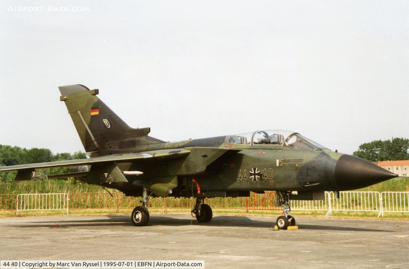 44 40, Panavia Tornado IDS C/N 355/GS097/4140, Koksijde Airshow 1995.
