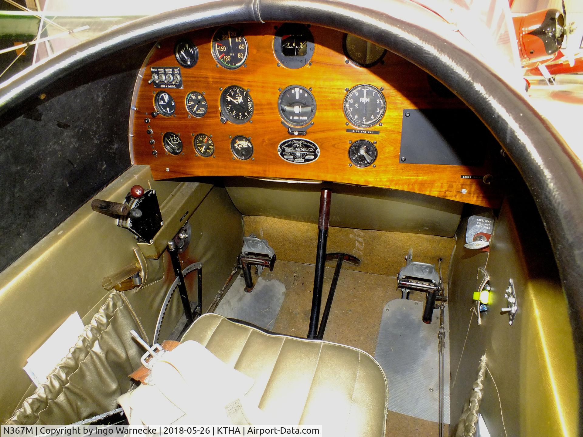 N367M, 1929 Curtiss-Wright Travel Air 4000 C/N 1295, Curtiss-Wright Travel Air 4000 at the Beechcraft Heritage Museum, Tullahoma TN  #c
