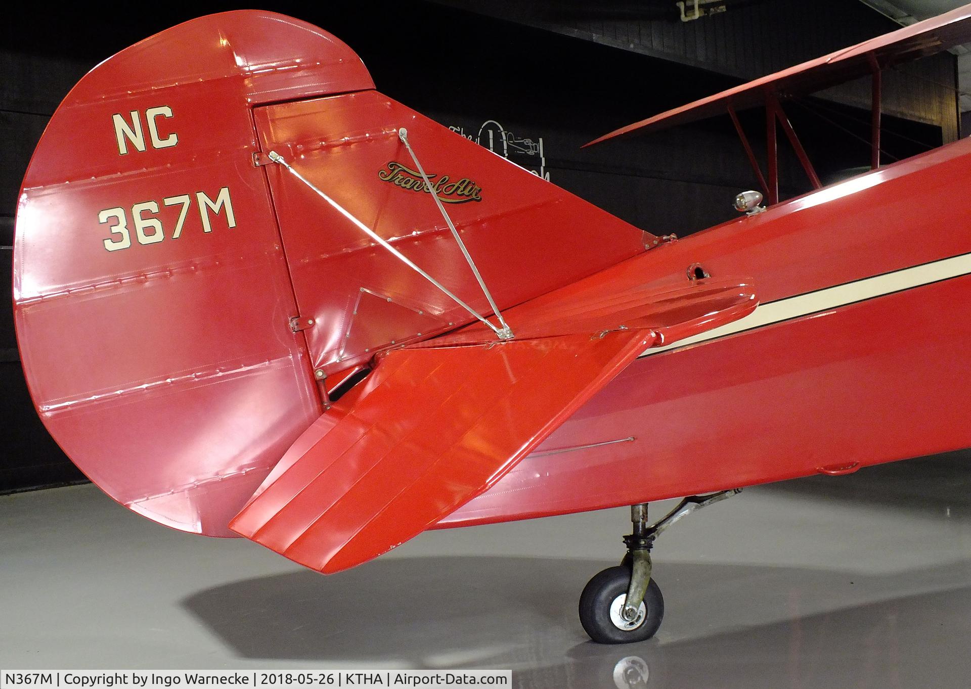 N367M, 1929 Curtiss-Wright Travel Air 4000 C/N 1295, Curtiss-Wright Travel Air 4000 at the Beechcraft Heritage Museum, Tullahoma TN